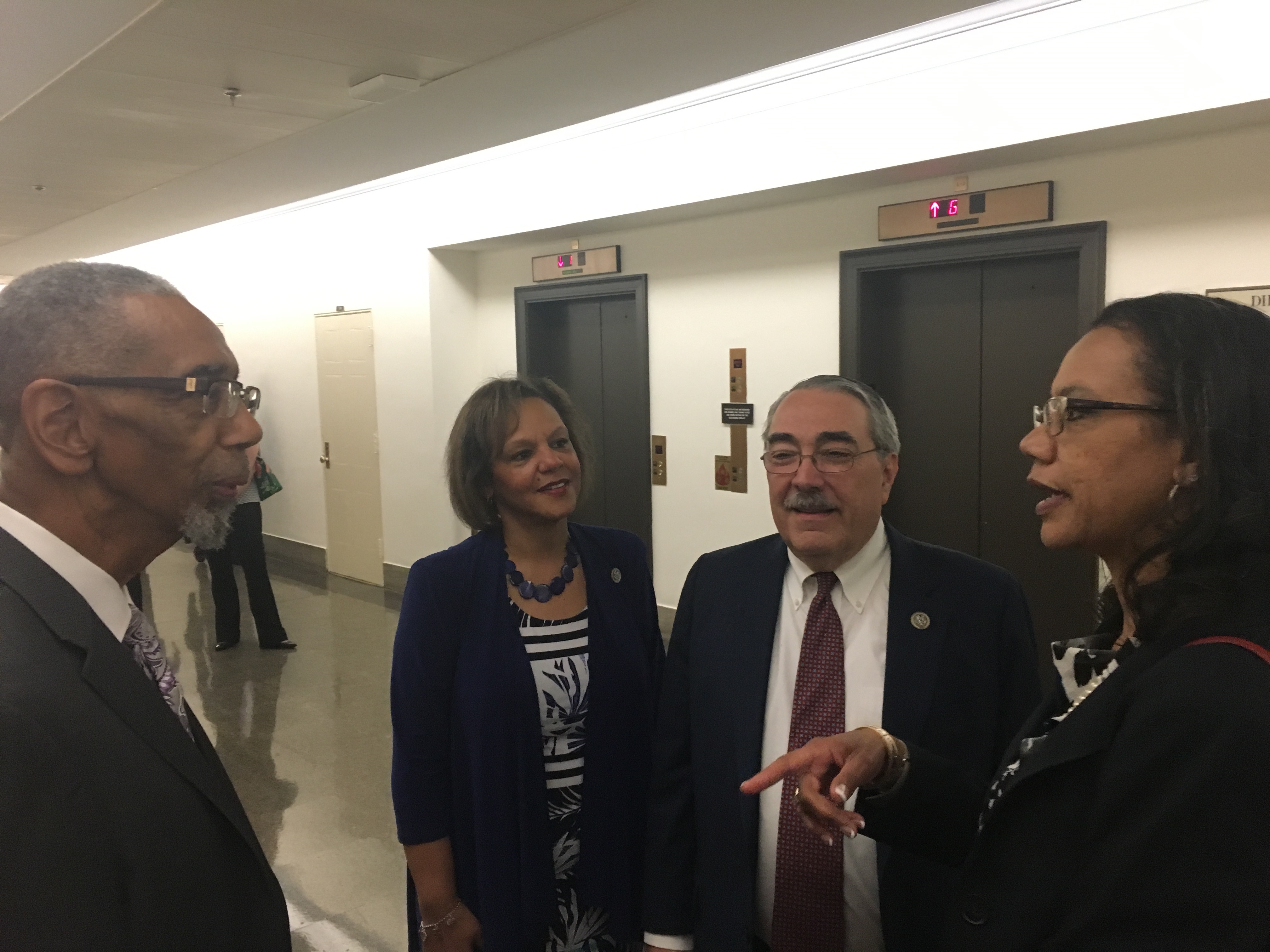 Dr. Watson-Lowry, Robin Kelly, Bobby Rush and GK
