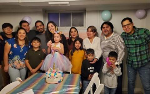 Francisco and his family