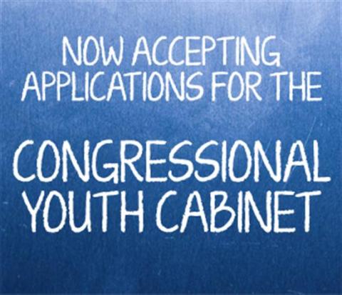 Now Accepting Applications for the Congressional Youth Cabinet